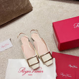 Roger Vivier luxury shoes detail shot