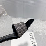 Close-up of Saint Laurent shoes craftsmanship