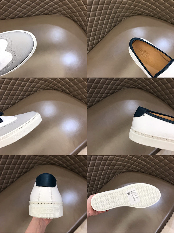 Hermès Red Low-Top Sneakers - Back View