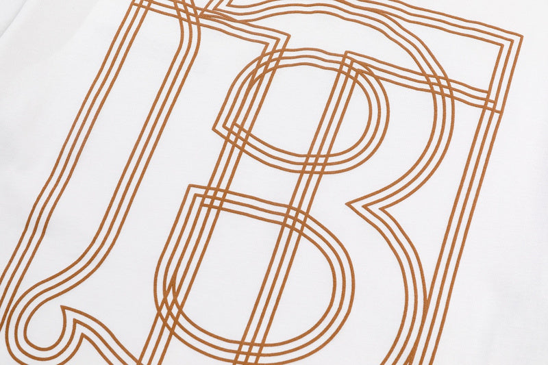 Burberry luxury t-shirt detail shot