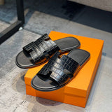 Hermes shoes Style 022 - texture and material detail