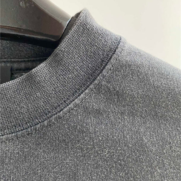 Close-up of Balenciaga designer clothing craftsmanship
