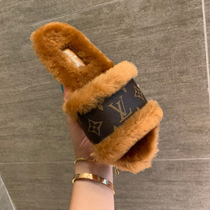 Close-up of Louis Vuitton shoes craftsmanship