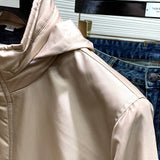 Close-up of Burberry designer clothing craftsmanship