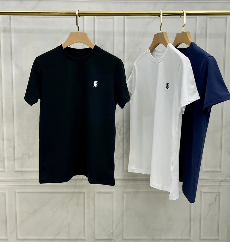 Burberry luxury t-shirt detail shot