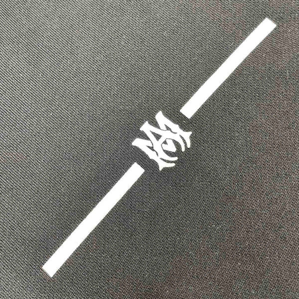 Close-up of Amiri hoodie craftsmanship