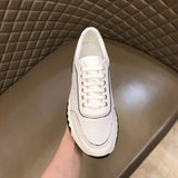 Hermès White Slip-On Sneakers - Toe Detail View