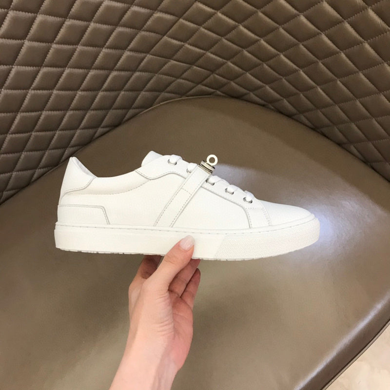Hermes shoes Style 103 - front view, statement logo accent