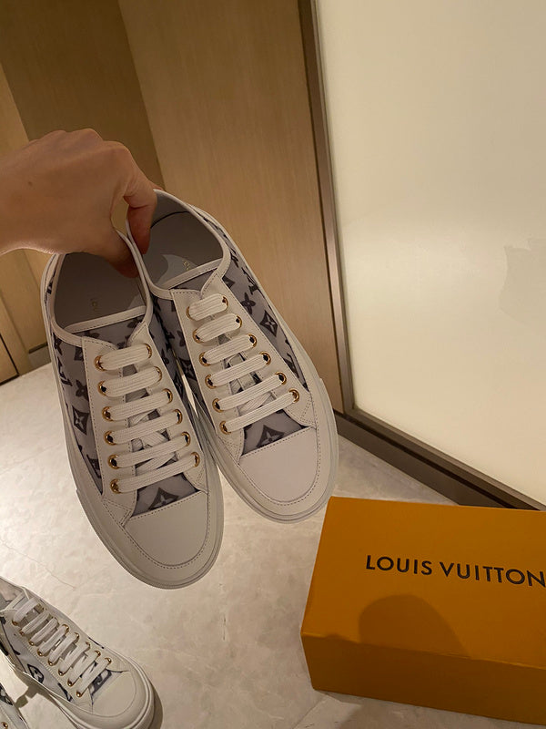 Louis Vuitton Red Platform Heels - Lifestyle Styling Shot
