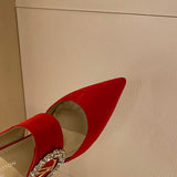 Louis Vuitton Nude Slingback Heels - Detail Shot of Craftsmanship