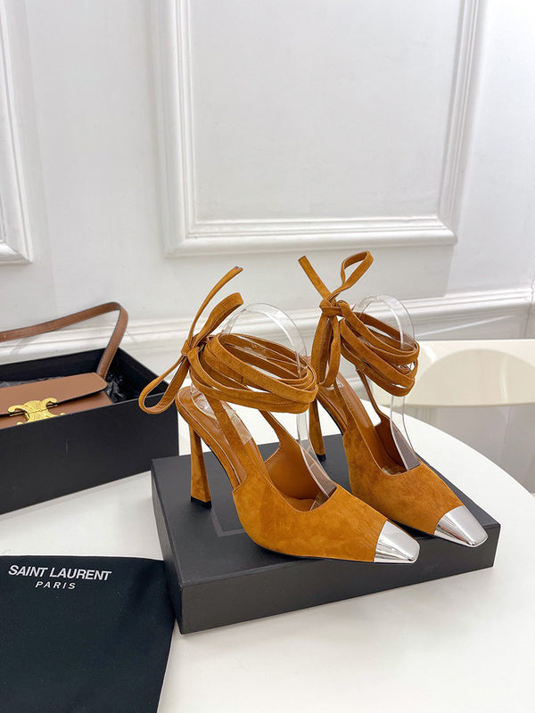 Saint Laurent designer shoes full view