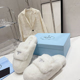 Close-up of Prada shoes craftsmanship