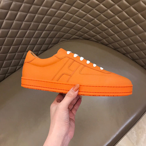Hermès Camel Combat Boots - Full Silhouette View