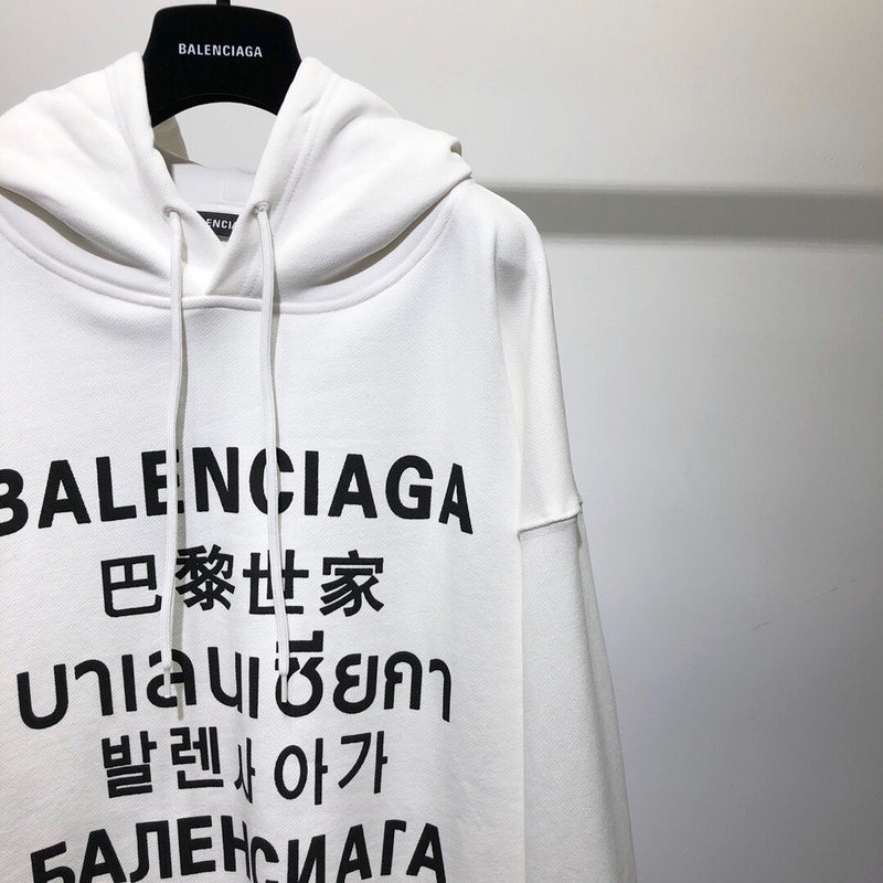 Close-up of Balenciaga designer clothing craftsmanship