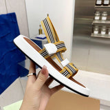 Burberry shoes Style 035 - top view showing design