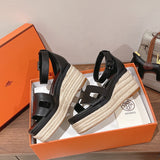 Hermès White Loafer Flats - Studio Shot