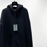 Close-up of Balenciaga designer clothing craftsmanship