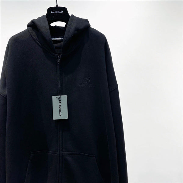 Close-up of Balenciaga designer clothing craftsmanship