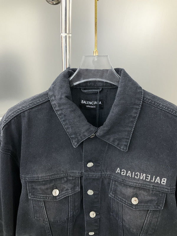 Close-up of Balenciaga designer clothing craftsmanship