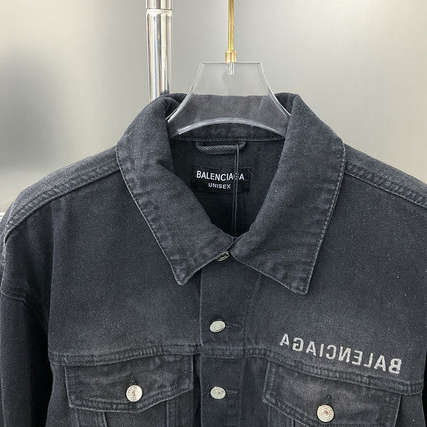 Close-up of Balenciaga designer clothing craftsmanship
