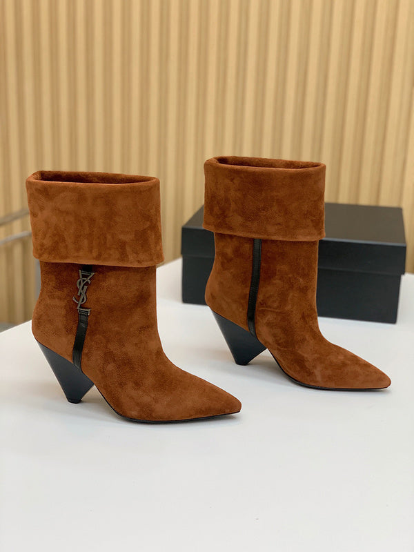 Saint Laurent designer shoes full view