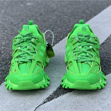 Balenciaga Red Low-Top Sneakers - Angled View