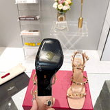 Close-up of Valentino Garavani shoes craftsmanship