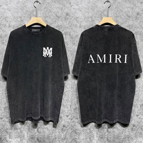 Amiri luxury t-shirt detail shot
