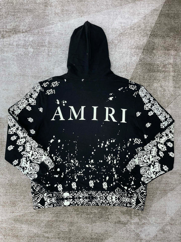Amiri luxury hoodie detail shot