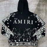Amiri luxury hoodie detail shot