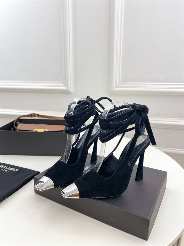 Saint Laurent shoes front view designer style