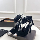 Saint Laurent shoes front view designer style