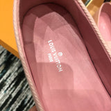 Louis Vuitton luxury shoes detail shot