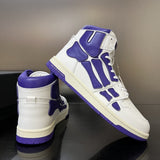 Close-up of Amiri sneakers craftsmanship