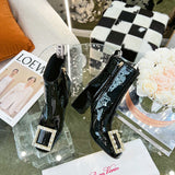 Roger Vivier luxury shoes detail shot