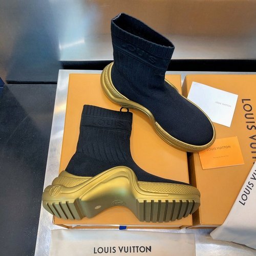 Louis Vuitton shoes front view designer style