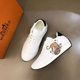 Hermès Camel Chunky Platform Sneakers - Detail Shot of Craftsmanship
