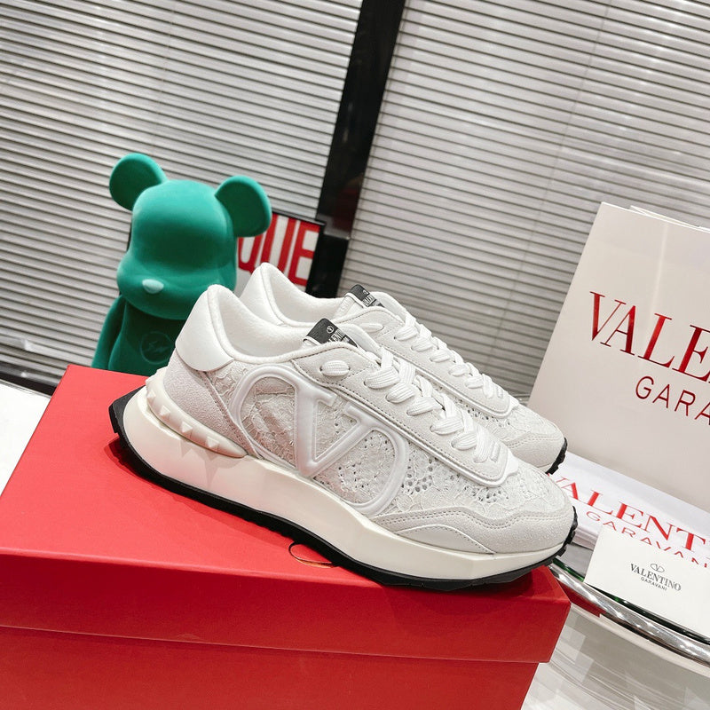 Close-up of Valentino Garavani shoes craftsmanship