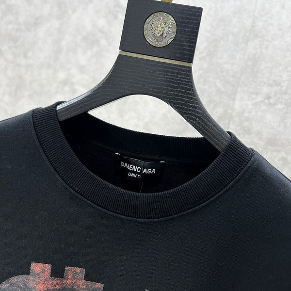 Close-up of Balenciaga designer clothing craftsmanship