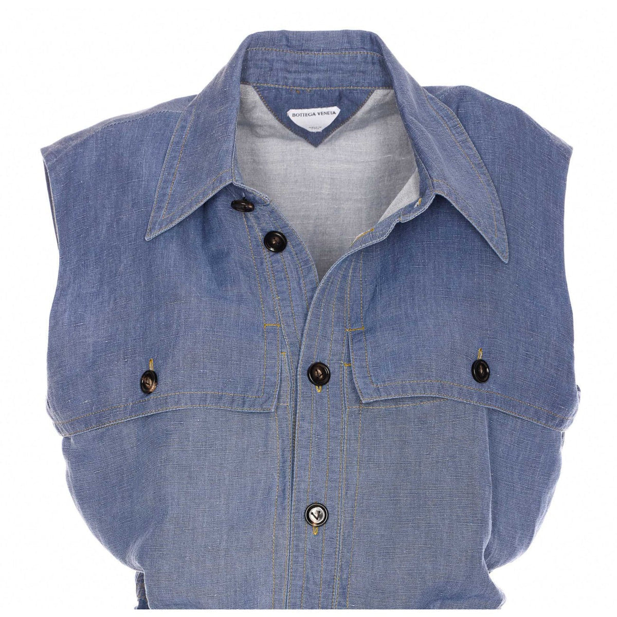 Bottega Veneta Dresses? Bottega Veneta Women Denim Dress Chic Everyday Designer Dress