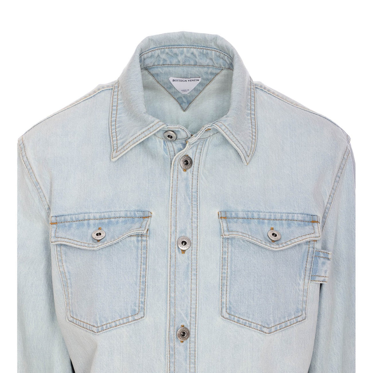 Bottega Veneta Tops? Bottega Veneta Women Denim Shirt Premium Designer Casual Top