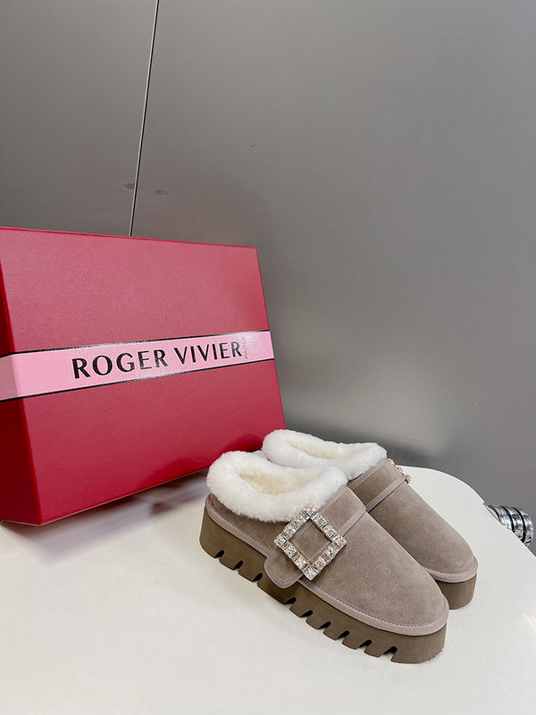 Roger Vivier luxury shoes detail shot