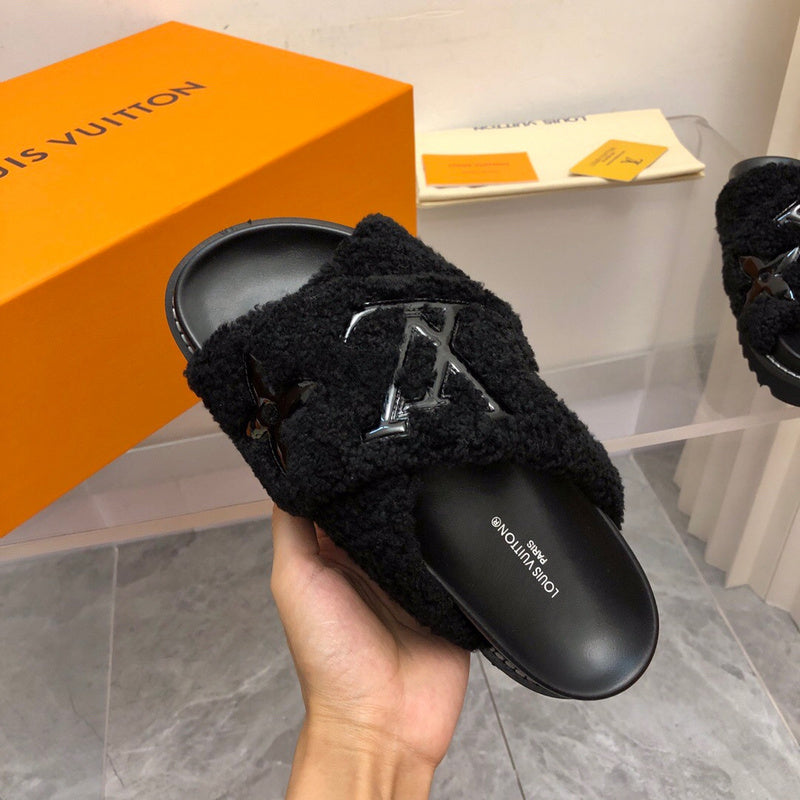 Louis Vuitton shoes Style 329 - styled lifestyle view (alternate angle)