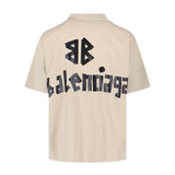 Balenciaga premium tee shirts detail and craftsmanship close-up