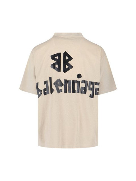 Balenciaga premium tee shirts detail and craftsmanship close-up