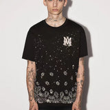 Amiri luxury t-shirt detail shot