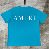 Close-up of Amiri t-shirt craftsmanship