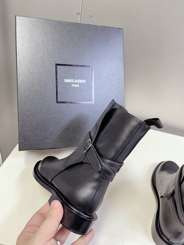 Saint Laurent luxury shoes detail shot