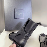 Saint Laurent luxury shoes detail shot