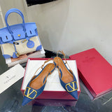 Valentino Garavani luxury shoes detail shot